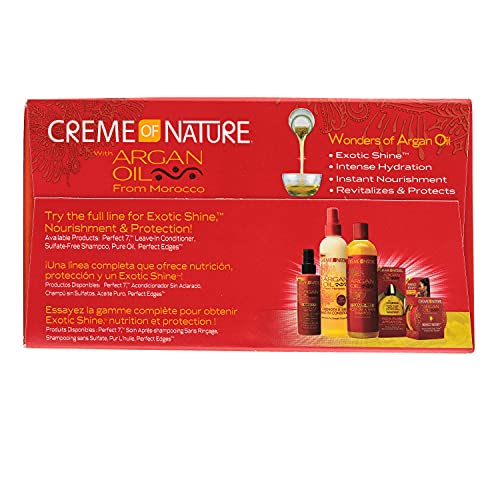 CREME OF NATURE ARGAN OIL RELAXER REGULAR (PACK 12)