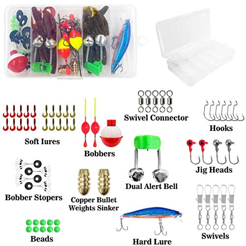 TQONEP Kids Fishing Poles,Portable Telescopic Fishing Rod and Reel 65