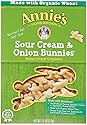 Annie's Sour Cream & Onion Bunnies, Baked Snack Crackers, 7.5 oz Box