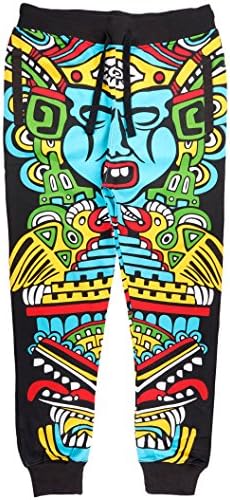 Imperious Tribal Jogger Pants Sweatpants Multi Mens Large