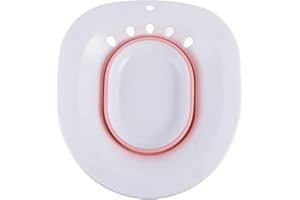 Sitz Bath, Foldable Sitz Bath for Toilet, Seat Sitz Bath Basin for Toilet Hemorrhoids Sitz Bath Over The Toilet, for Postpart