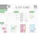 me & my BIG ideas The Happy Planner - Live Loud Theme - 12 Month Undated - Horizontal Layout - Weekly & Monthly Disc-Bound Pages - Scrapbook - Mini Size