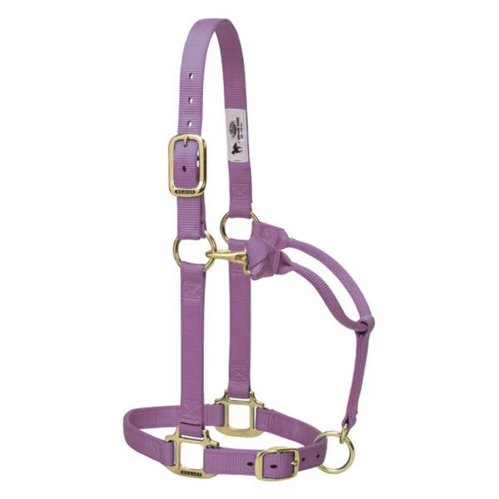 Weaver Leather Original Adjustable Nylon Horse Halter, Yearling, Lavender — image 1
