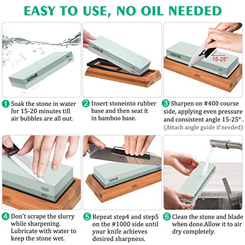 5 Whetstone+Knife+Sharpening+Stone+Set