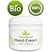 Best Hand Cream for Dry and Aging Hands - Natural Skin Lotion for Sensitive Skin - Heal Scars + Cracked Hands - Reduce Fine Lines + Wrinkles + Age Spots - Cocoa Butter + Vitamin E - Fragrance Free