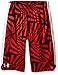 Under Armour Boys' Eliminator Printed Shorts, Risk Red (607)/White, Youth X-Small