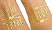 Bachelorette Party Bride Tribe Temporary Gold Tattoos - Great Party Favors