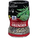 McCormick Italian Blend Herb Grinder, 0.46 oz, Basil, Oregano, and Rosemary Blend