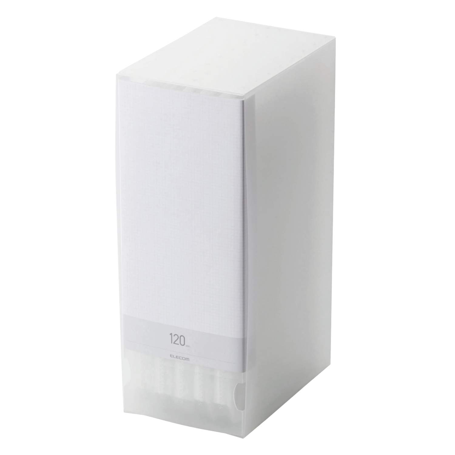 ELECOM CCD-FB120CR ファイルケース 120枚収納 クリア 120枚 エレコムの商品画像