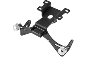 FYDUN Akozon License Plate Holder Tail Eliminator License Plate Mount Bracket with LED Light for Yamaha MT-07 FZ-07 2014-2018