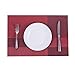 Placemats,Placemats for Dining Table,Heat-Resistant Placemats, Stain Resistant Washable PVC Table Mats,Kitchen Table mats