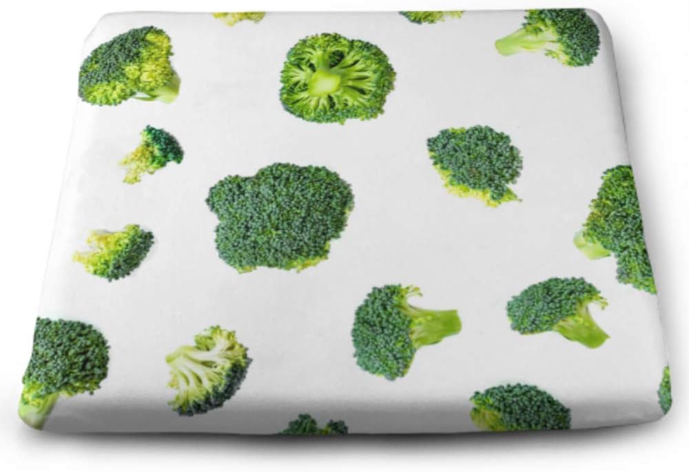 LIANPEN Cojín para Asiento de brócoli Verde Esmeralda, cómodo y Fresco