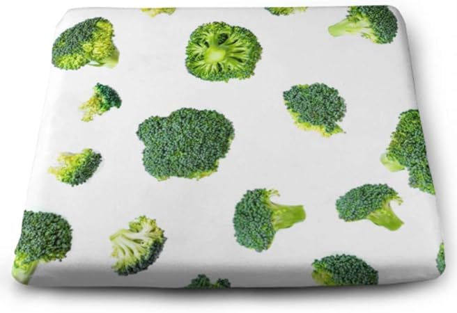 LIANPEN Cojín para Asiento de brócoli Verde Esmeralda, cómodo y Fresco
