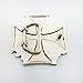 Lanxy Cool Cross Skull Belt Buckle For Men Native American Big Red Enamel Skeleton Punk Gothic Belt Buckle, free
