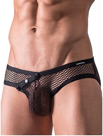 CZXING Sexy Underwear for Men See Through Gaze Low Waist Shorts
