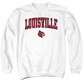 LOGOVISION University of Louisville Arch Logo Secondary Unisex Adult Crewneck Sweatshirt