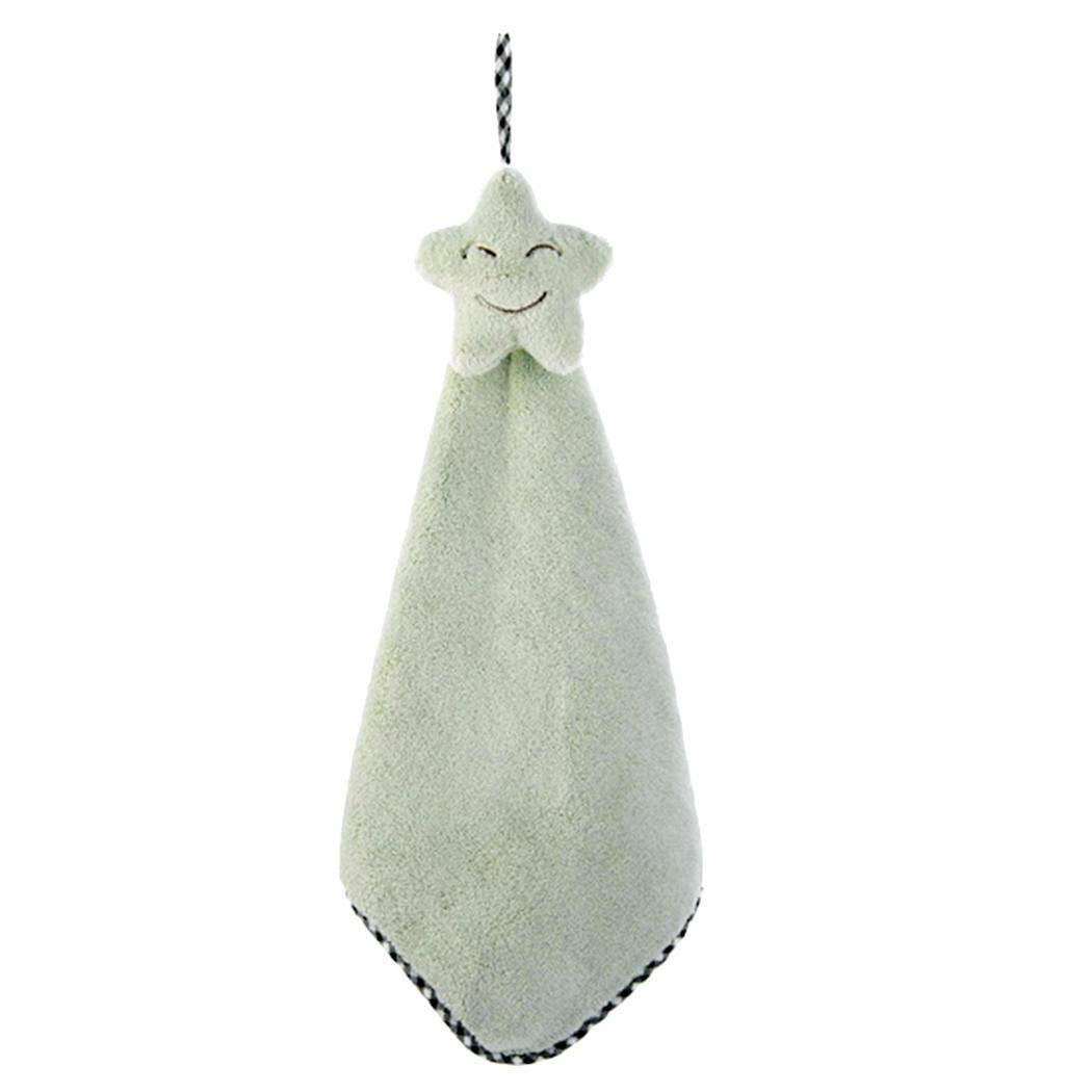 Paños y toallas de cocina Zuionk Baño de Cocina Colgando Toalla de Mano