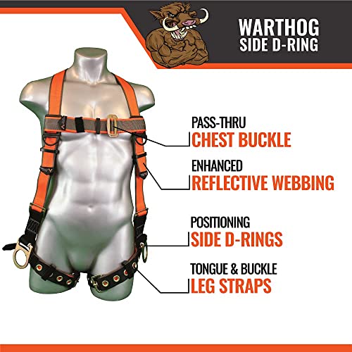 Malta Dynamics Warthog Safety Harness Fall Protection, Universal Full