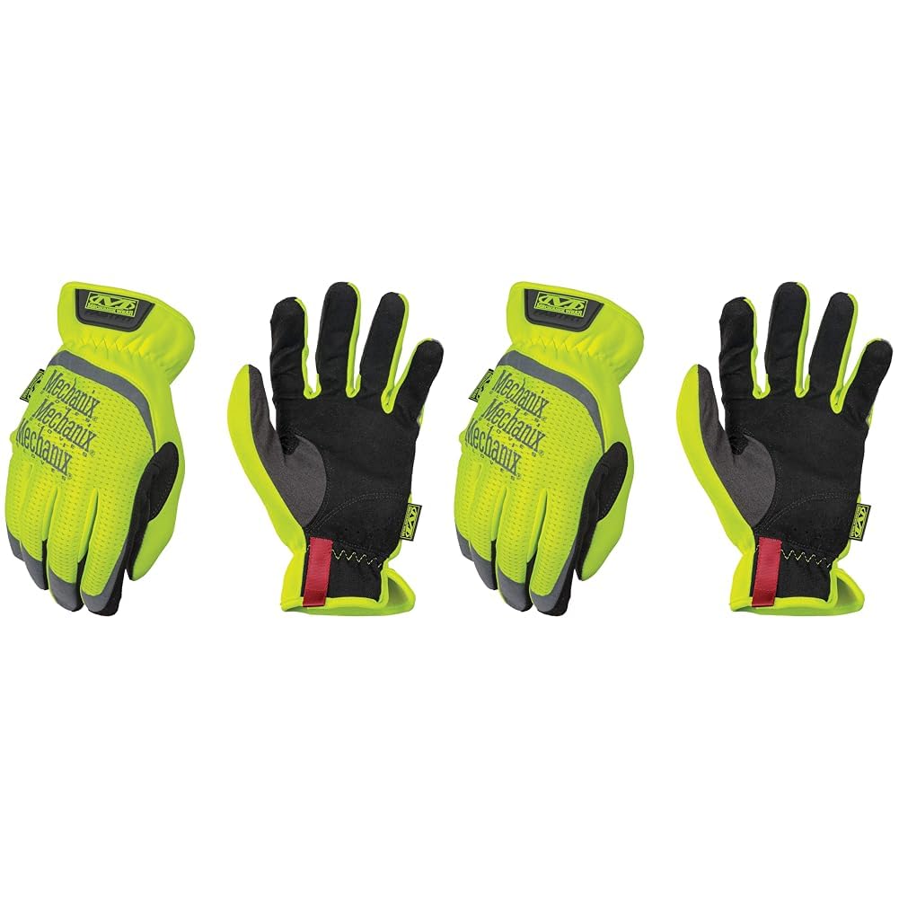 Mechanix Wear - Hi-Viz FastFit Gloves (XX-Large, Fluorescent Yellow) SFF-91-012 (Pack of 2)