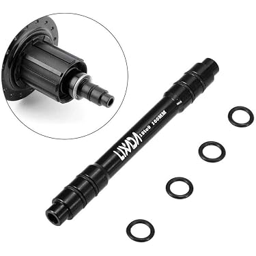 Essieu Universel VTT Montagne BESPORTBLE Essieu Arrière VTT 180 Mm - Axle Solide, Moyeu épais, Finition Grise - Pour Une Meilleure Stabilité Et Capacité De Charge