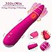 Tongue Vibrator G-Spot Stimulation Clitoral Vibrators with 8 Swing Modes, Treediride Nipple Anal Vagina Massager with Heating Function and 8 Vibrations