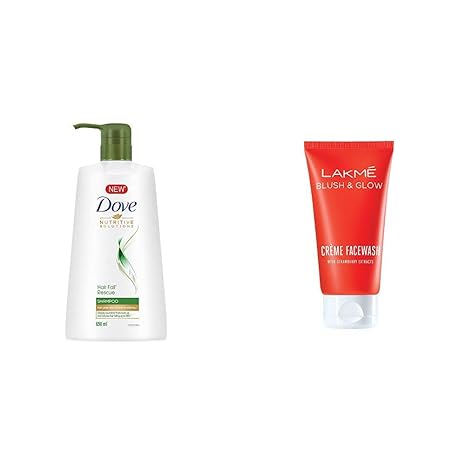 Dove Hair Fall Rescue Shampoo 650ml Lakme Strawberry Creme Face