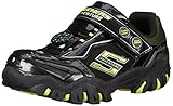 Skechers Kids Damager II-Adventurer Light-Up Sneaker ,Black/Lime,12 M US Little Kid