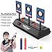 JTKS Target Practice Shooting for Nerf Elite Mega Rival, Electric Scoring Auto Reset Shooting Digital Target for Kids Boys Girls with 20 PCS Refill Darts and 2PCS Hand Wrist Bands