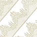 FUNSHOWCASE Large Pre-Made Ready to Use Edible Cake Lace Lattice Diamond Scallop 12-inch 10-Piece Set Ivory White