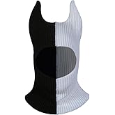 LOLAT Funny Horn Balaclava Ski Mask with Ears Full Face Hat Winter Warm Beanies Halloween Costume Men/Women