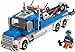 Lego Parts: Tail 4 x 1 x 3 (PACK of 2 - Blue)