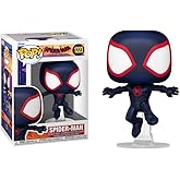 Funko Across The Spider-Verse + Protector: Spider-Man Pop! Marvel Vinyl Figure (Bundled with ToyBop Box Protector Collector Case) (Spider-Man)