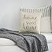 Meekio Farmhouse Pillow Covers with Home Sweet Home Quotes 18“ x 18” for Farmhouse Decor Housewarming Gifts for New Home