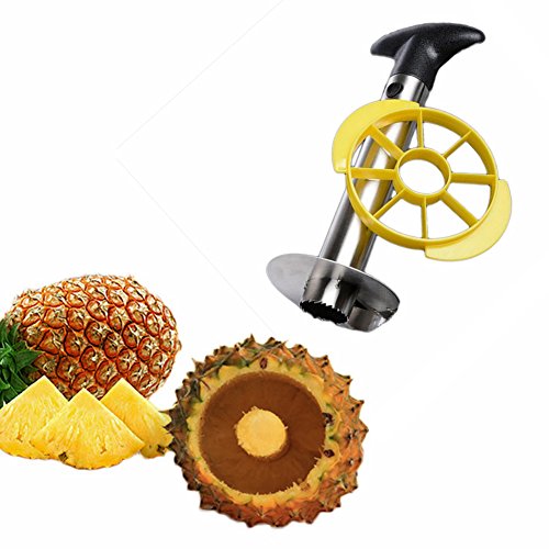 MineDecor Pineapple Cutter Slicer Stainless Steel Pineapple Corer Kitchen Fruit Peeler Stem Remover Blades - Thumbnail 4