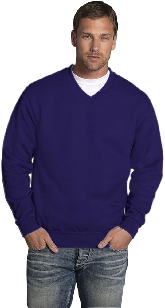 russell v neck sweatshirt