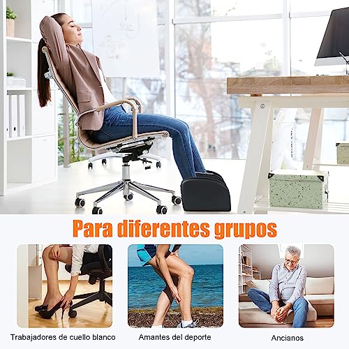 Postura Masajeador de Pies Eléctrico con Calor,Masajeador de Piernas Ajustable de 3 Intensidades, Masajeadores Eléctrico que Puede Relajar los Músculos de la Pantorrilla y el Pie, Masaje de Pies,Familia