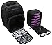 6 Pack Fitness Expedition Backpack W/ Removable Meal Management System 500 Black/Neon Purple w/ Bonus ZogoSportz Cyclone Shaker