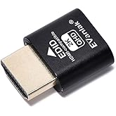 EVanlak HDMI Dummy Plug Headless Ghost Display Emulator Premium Aluminum PC（Fit Headless-1920x1080 New 3RD@60Hz）-1pack