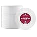40 CRYSTAL CLEAR PLASTIC PLATES | 10.25 Inch Disposable Plates | Fancy Large Dinner Plates | Hard Round Party Plates | Heavy Duty Wedding Plates | Premium Heavyweight Big Catering Plates [Diamond]