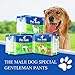 Pet Soft Disposable Male Wrap Dog Diaper,12Pcs,XS