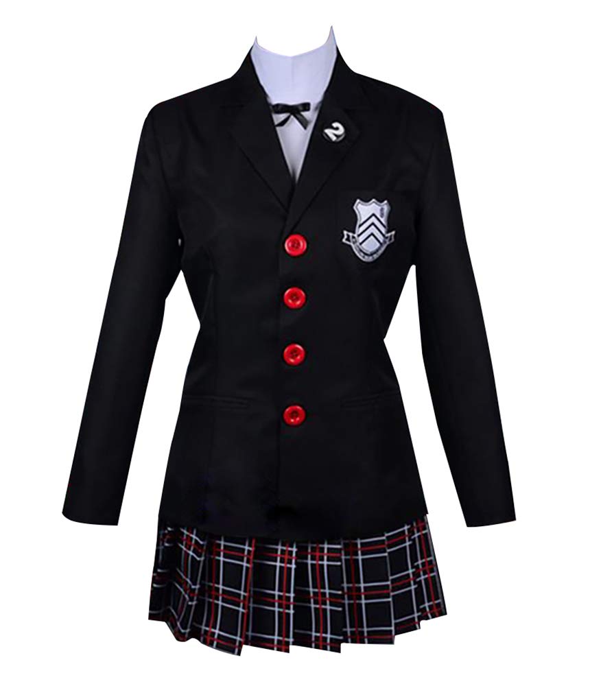 CLLMKL`COS Dress Persona 5 Makoto Nijima Cosplay Costumes Women School Uniform