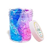 CRLIN Newest Fantasy Starry Sky Slime Super Soft Toy for Over 2 Years Old Kids Safe and Non Toxic 4OZ