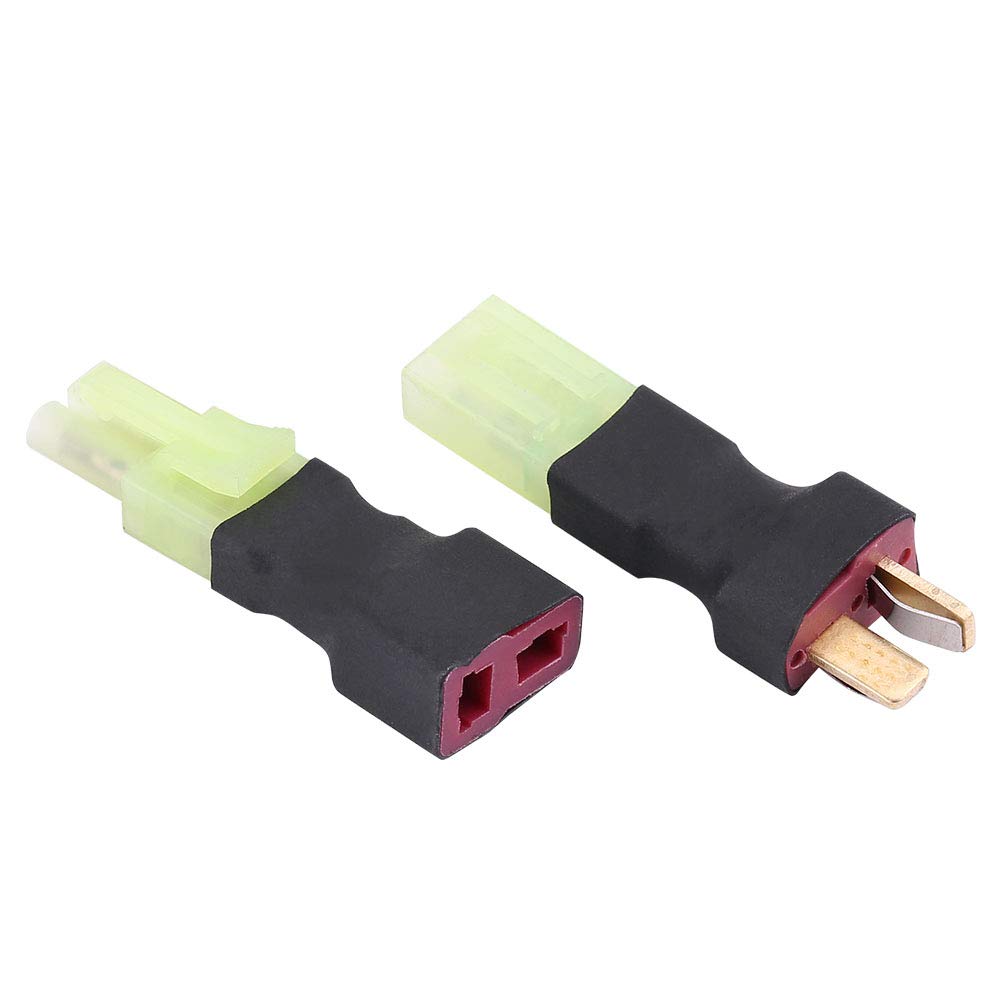 Drfeify 2 Pcs T-Plug Connectors, 1 Pcs T-plug Male to Mini Female and 1Pc T-plug to Female to Mini Male Connector Accessory