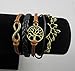kinzd Christmas Tree Bracelet Happy Wishing Tree Bracelet Life Friendship Karma Samsara Wish Hope Love Peace Charm Bracelet
