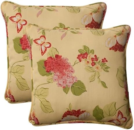 Amazon Com Set Of 2 Solarium Bashful Blossom Outdoor Square