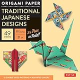 Origami Paper - Traditional Japanese Designs - Large 8 1/4