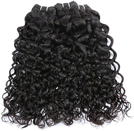 Eecamail 7A Hair Extensions No Shedding Natural Wave Virgin Brazilian Hair 3 Bundles Real Human Hair Natural Color 100g/bundle 8 8 8inch