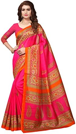 Reeva Trendz Women's Pure Silk Bhagalpuri Saree
