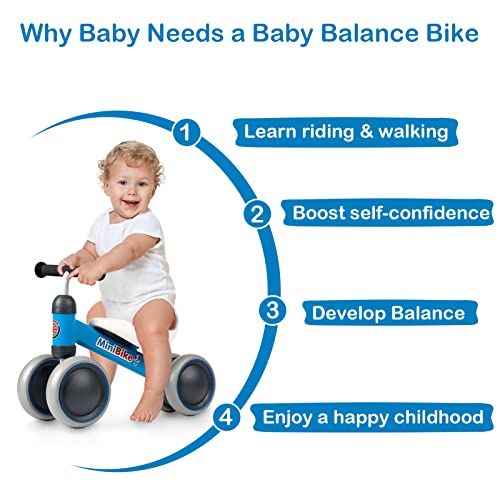 XIAPIA Baby Balance Bike for 1 Year Old Boys Girls 1024 Month Toddler