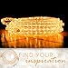 Darice 18’ Long Rope Light Set – 216 Bright Lights for Indoor or Outdoor Use – Flexible Clear Tube Light Makes Decorating Fast and Easy – Connect Up to 16 Sets – 36 Watts, 120V (1 18’ Piece Per Pack)